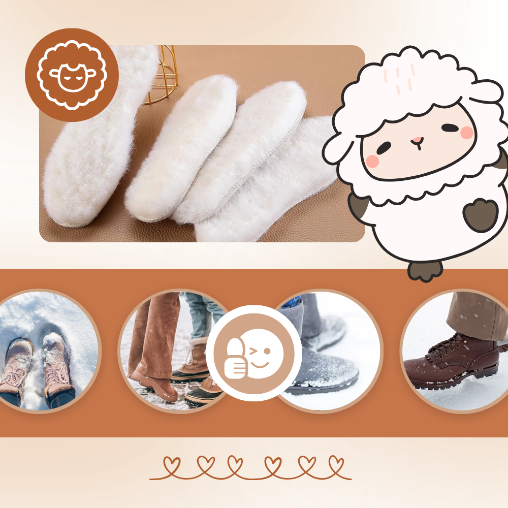 Wool Cloud Warm Shoe Inserts - Ozerty