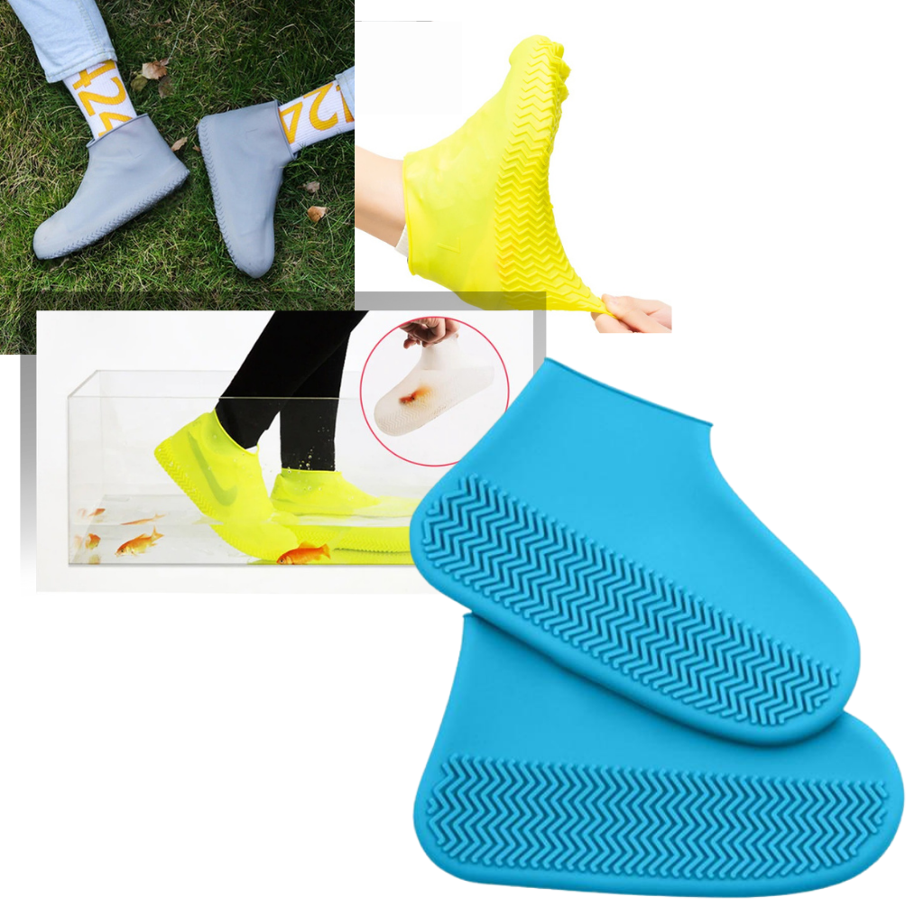 1 Pair of Waterproof Silicone Shoe Covers -