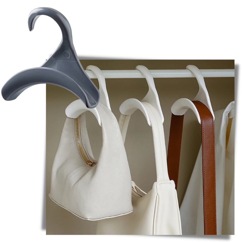 2-Pack Curved Bag Hanger Hook