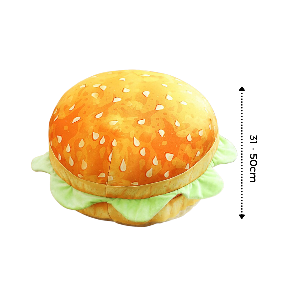 Plush Burger Cushion