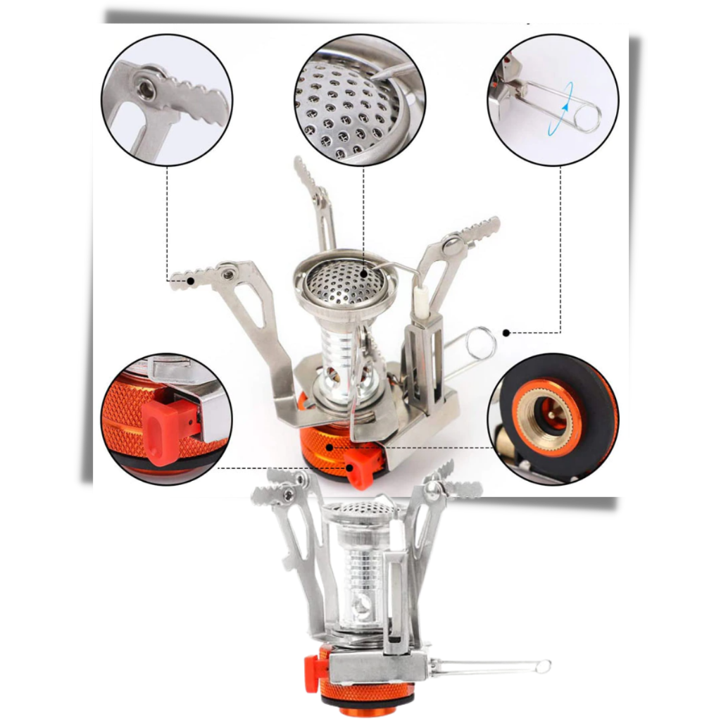 Mini Portable Gas Camping Stove Burner