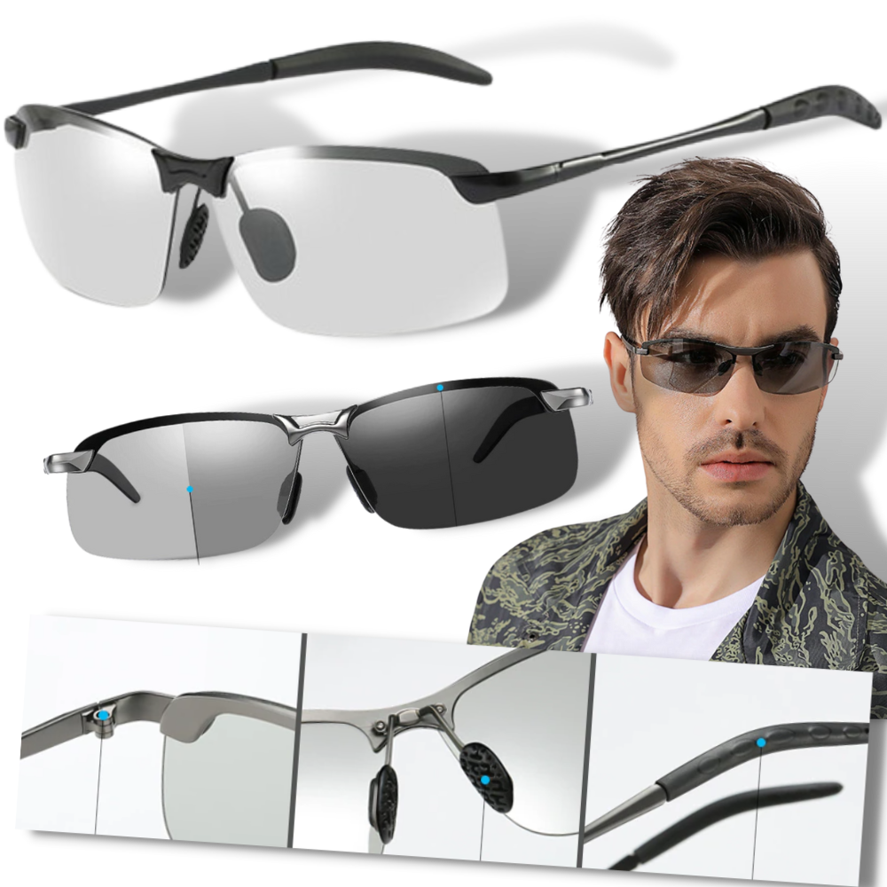 Photochromic UV Sunglasses For Men -