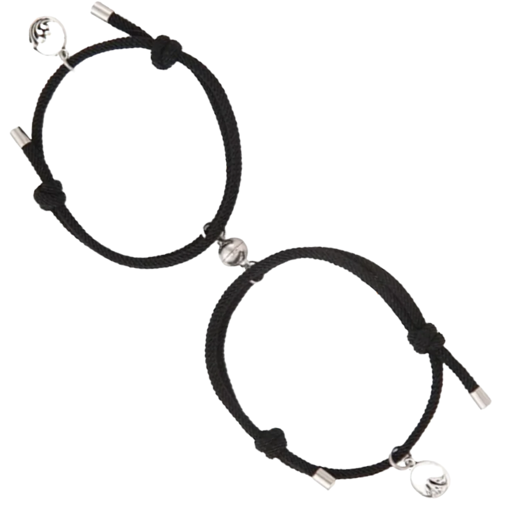 Set of 2 Magnetic Bracelets for Couples