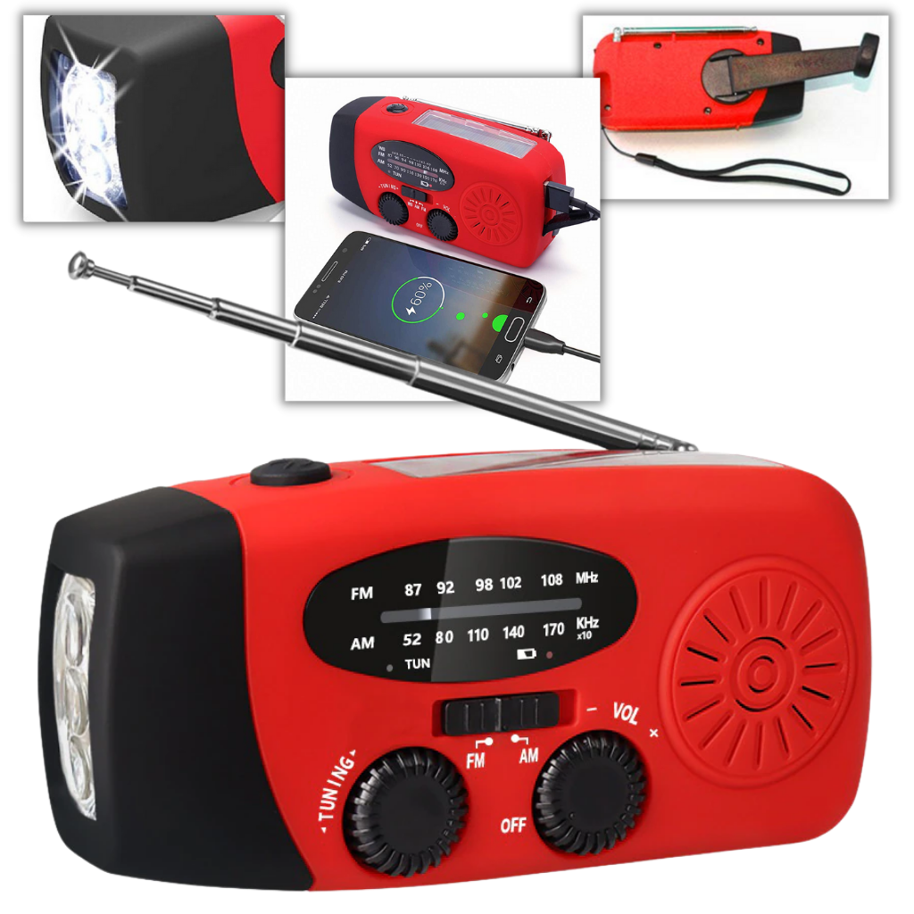 Multifunctional Dynamo Emergency Radio -