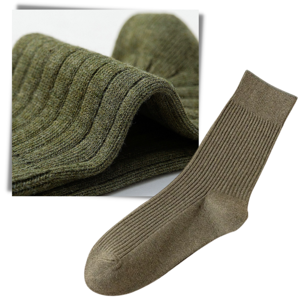 Men's Ribbed Socks (2 Pairs)