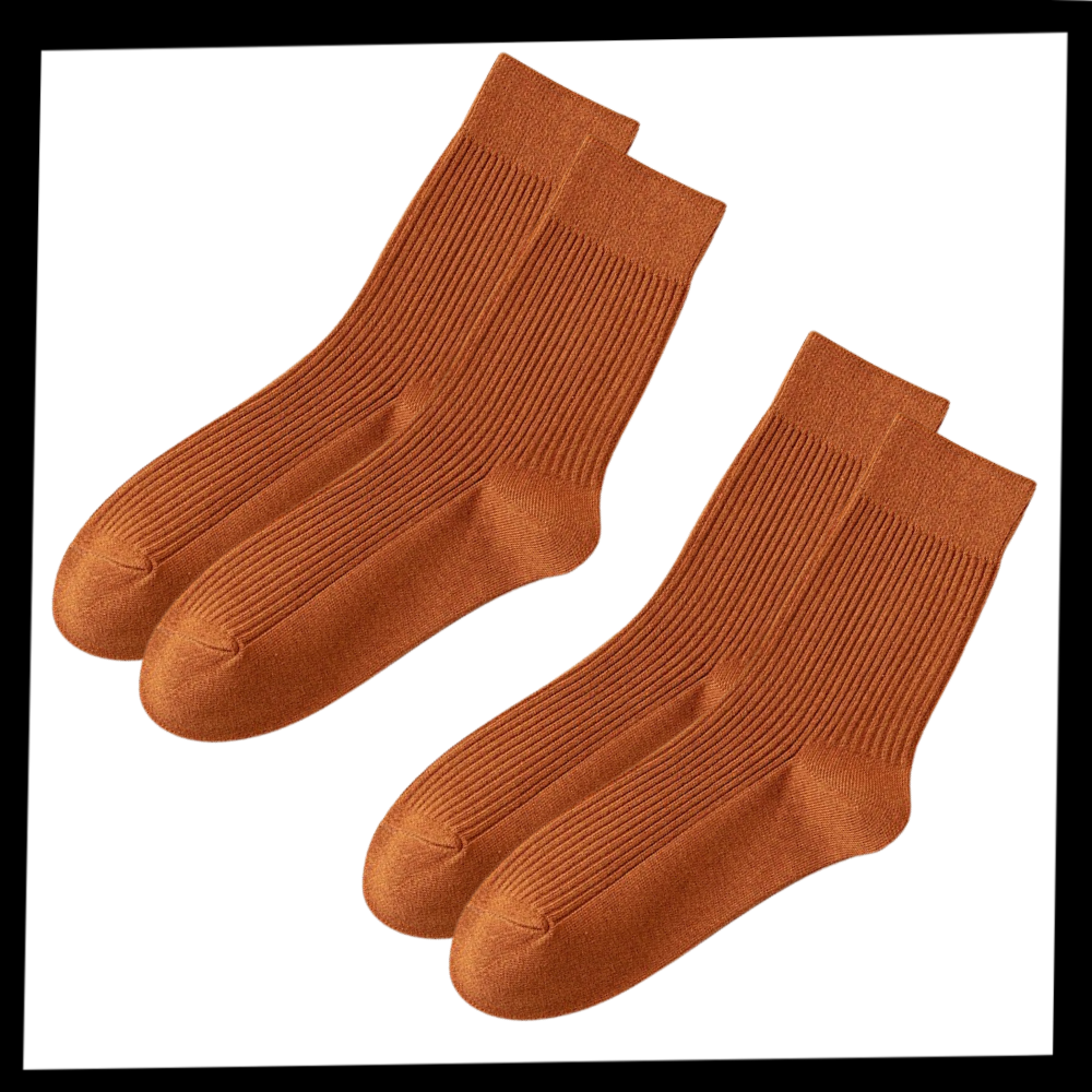 Men's Ribbed Socks (2 Pairs)