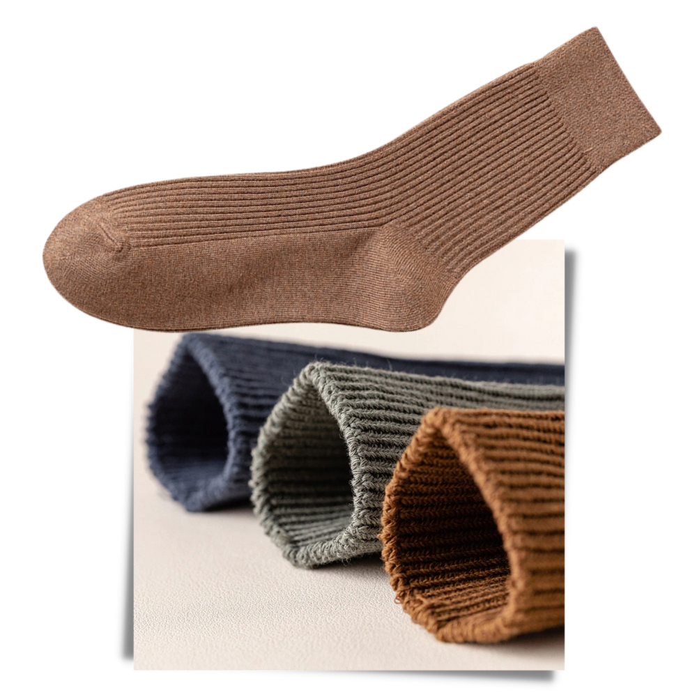 Men's Ribbed Socks (2 Pairs)