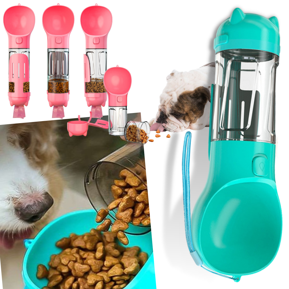 Portable Pet Feeder & Water Bottle -