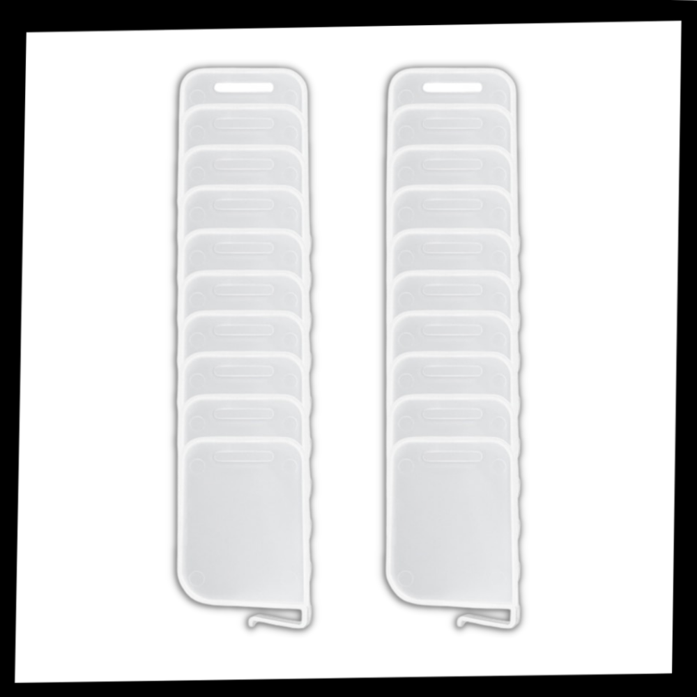 20-Pack Refrigerator Shelf Dividers