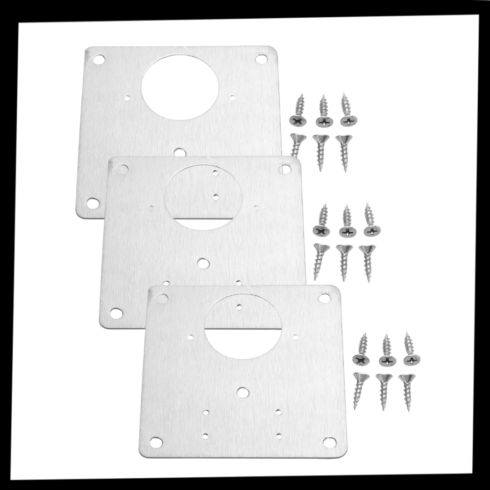 Set of Hinge Repair Plates