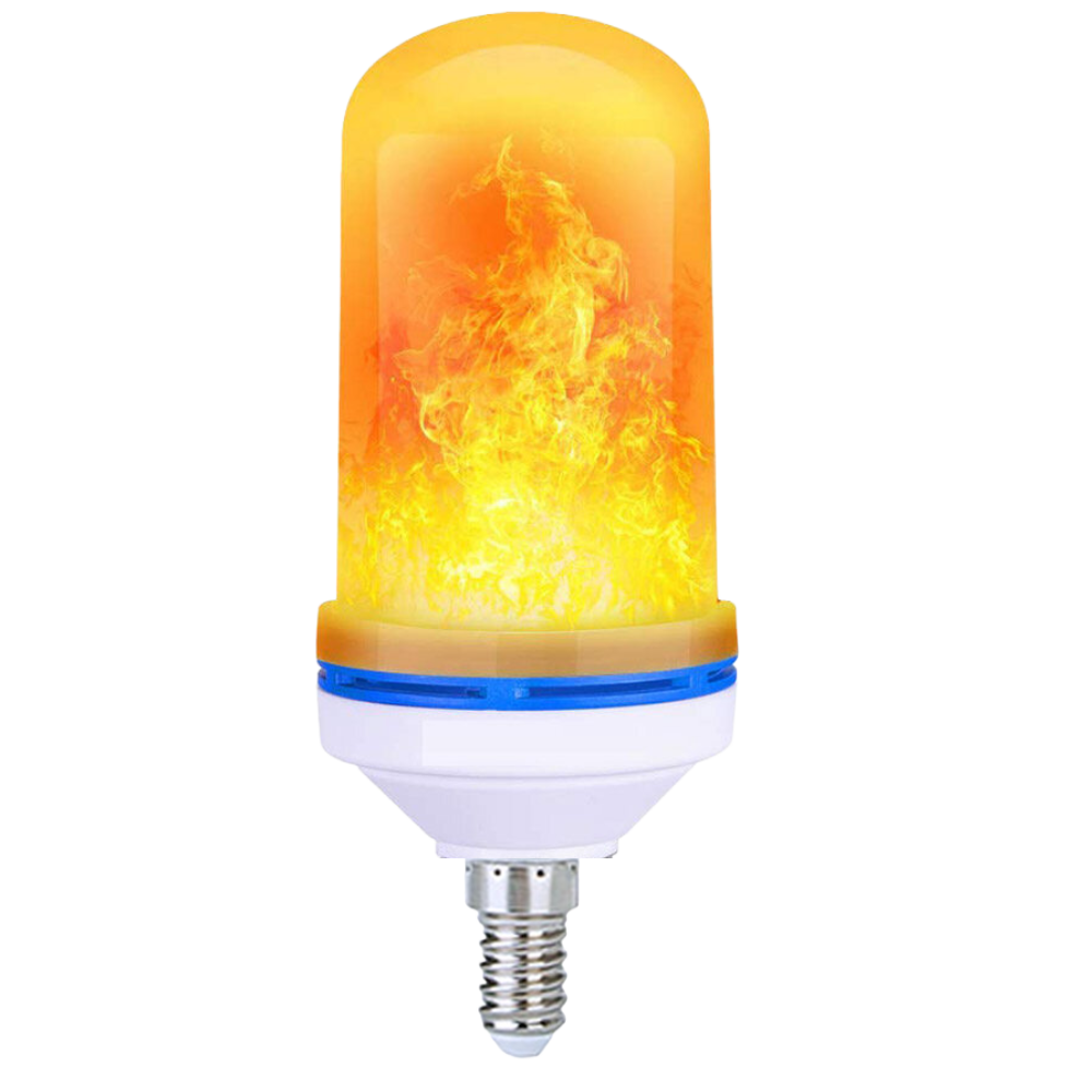 LED Lamp with Flame Effect