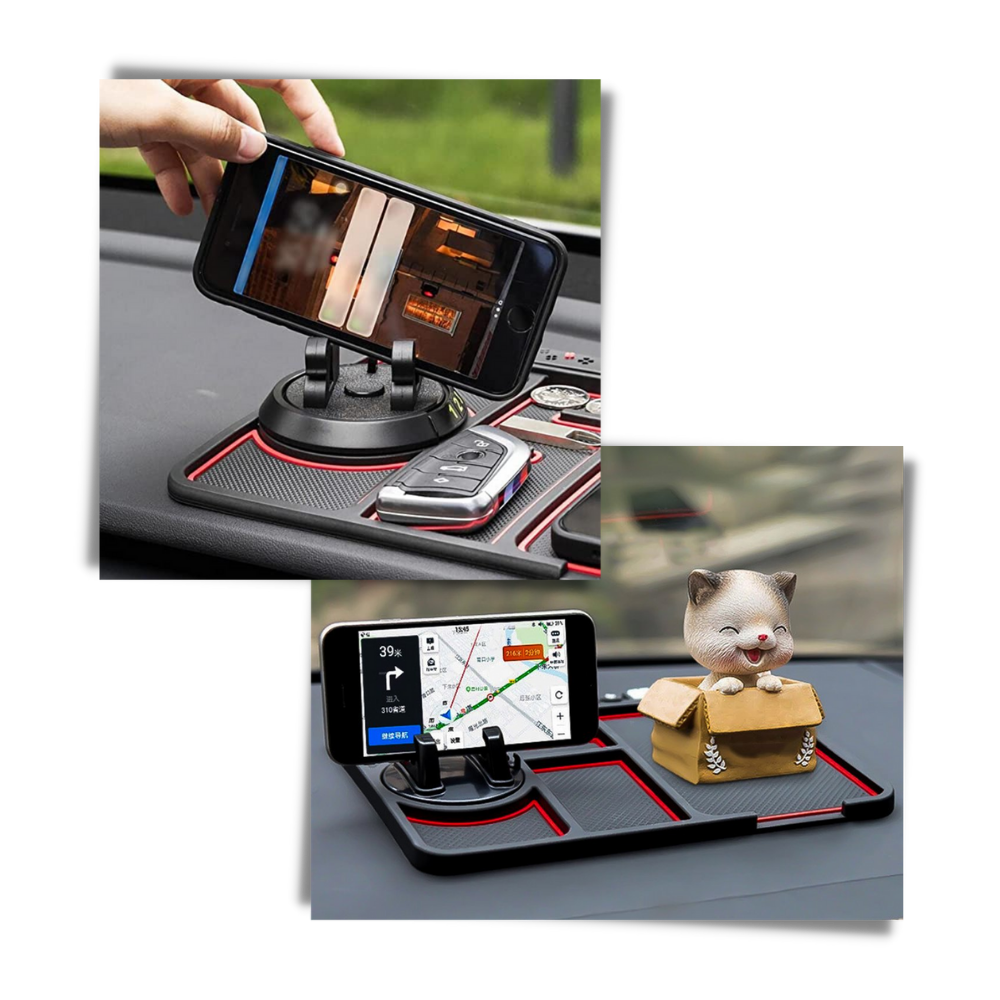 Non-Slip Pad and Phone Holder for Car