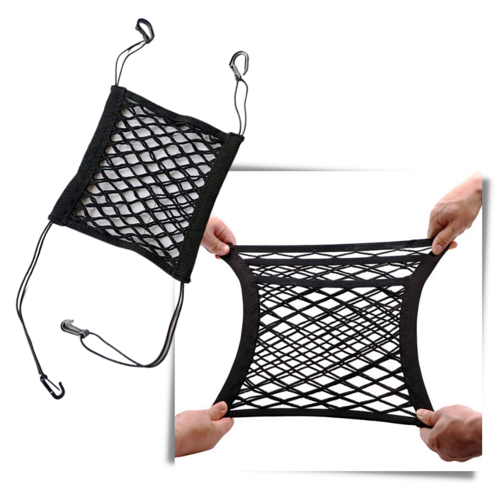 Elastic Storage Organiser Net for Cars