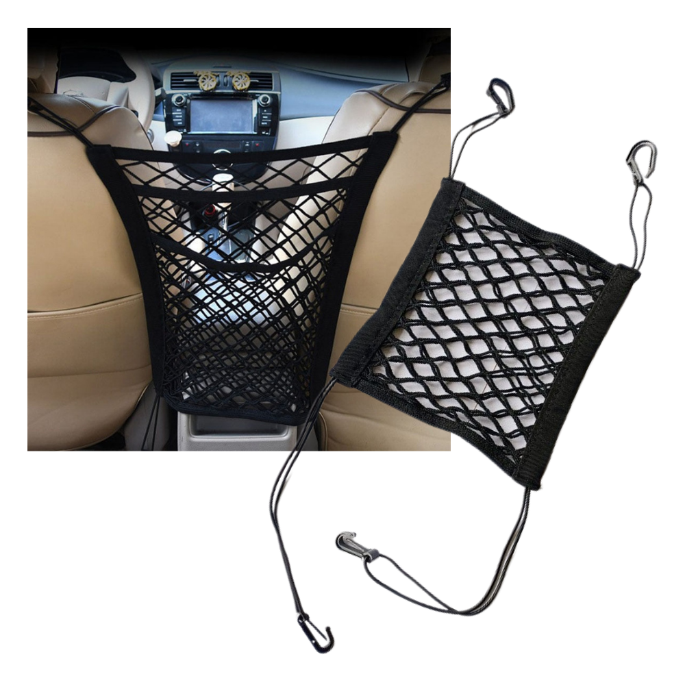 Elastic Storage Organiser Net for Cars