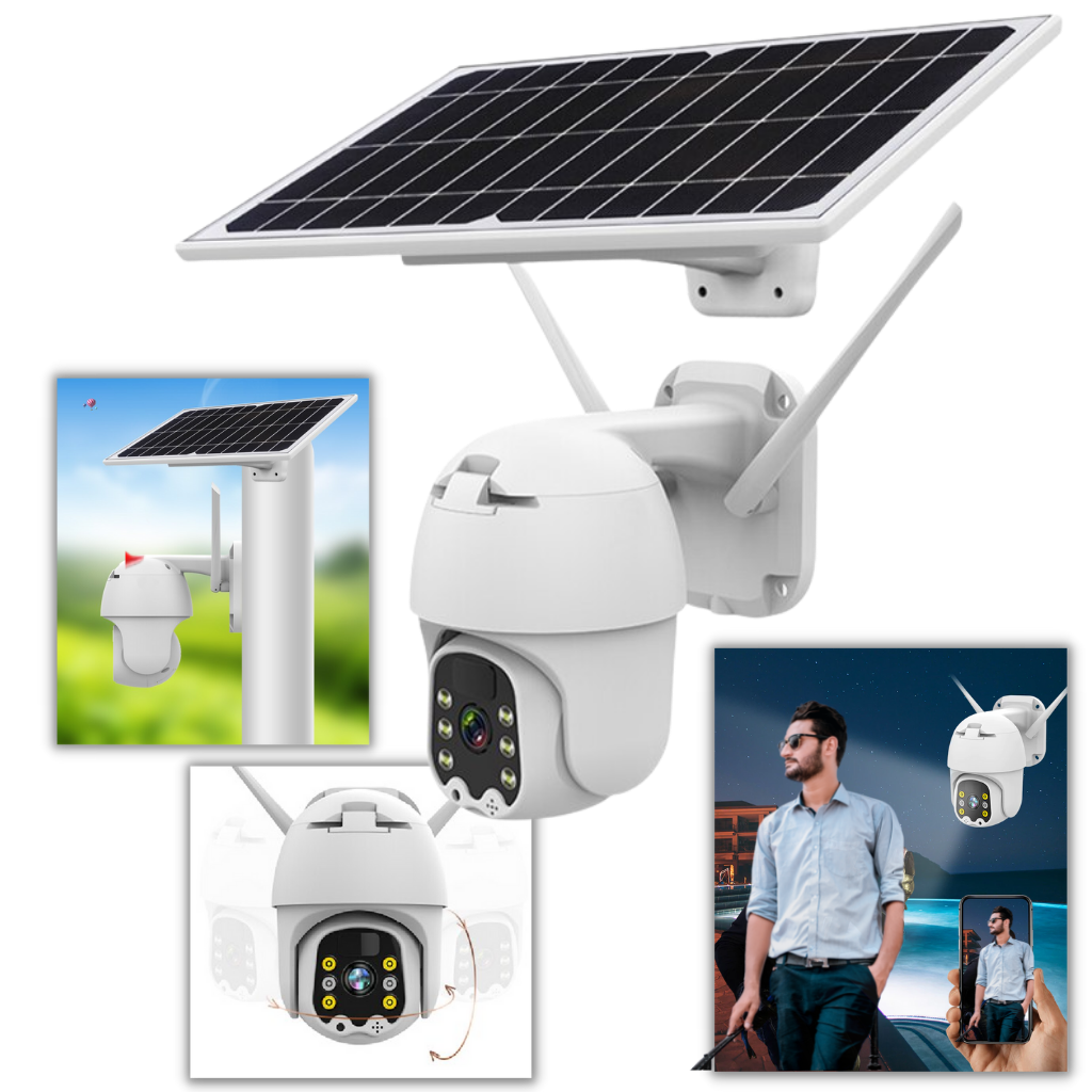 Solar-Powered Outdoor Camera -