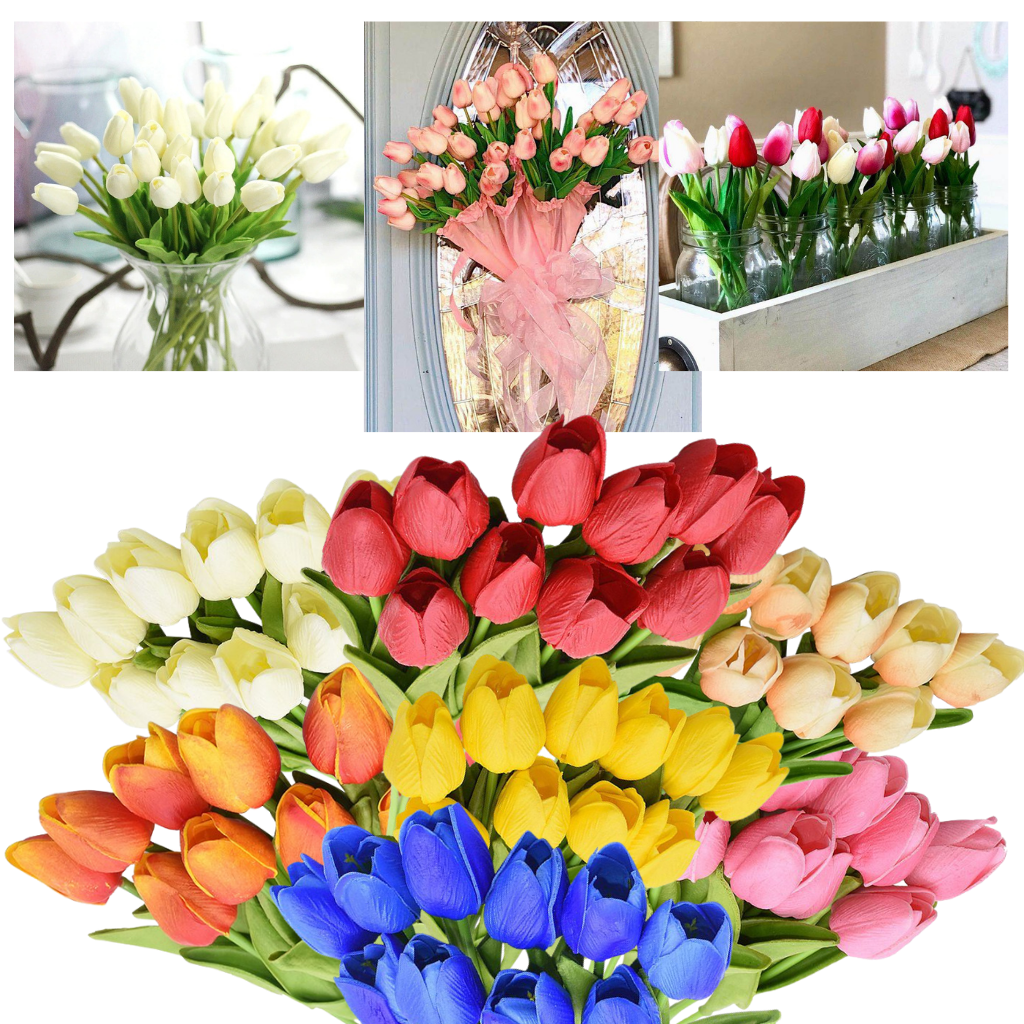 Artificial Tulip Flower (10 Pcs) - Ozerty