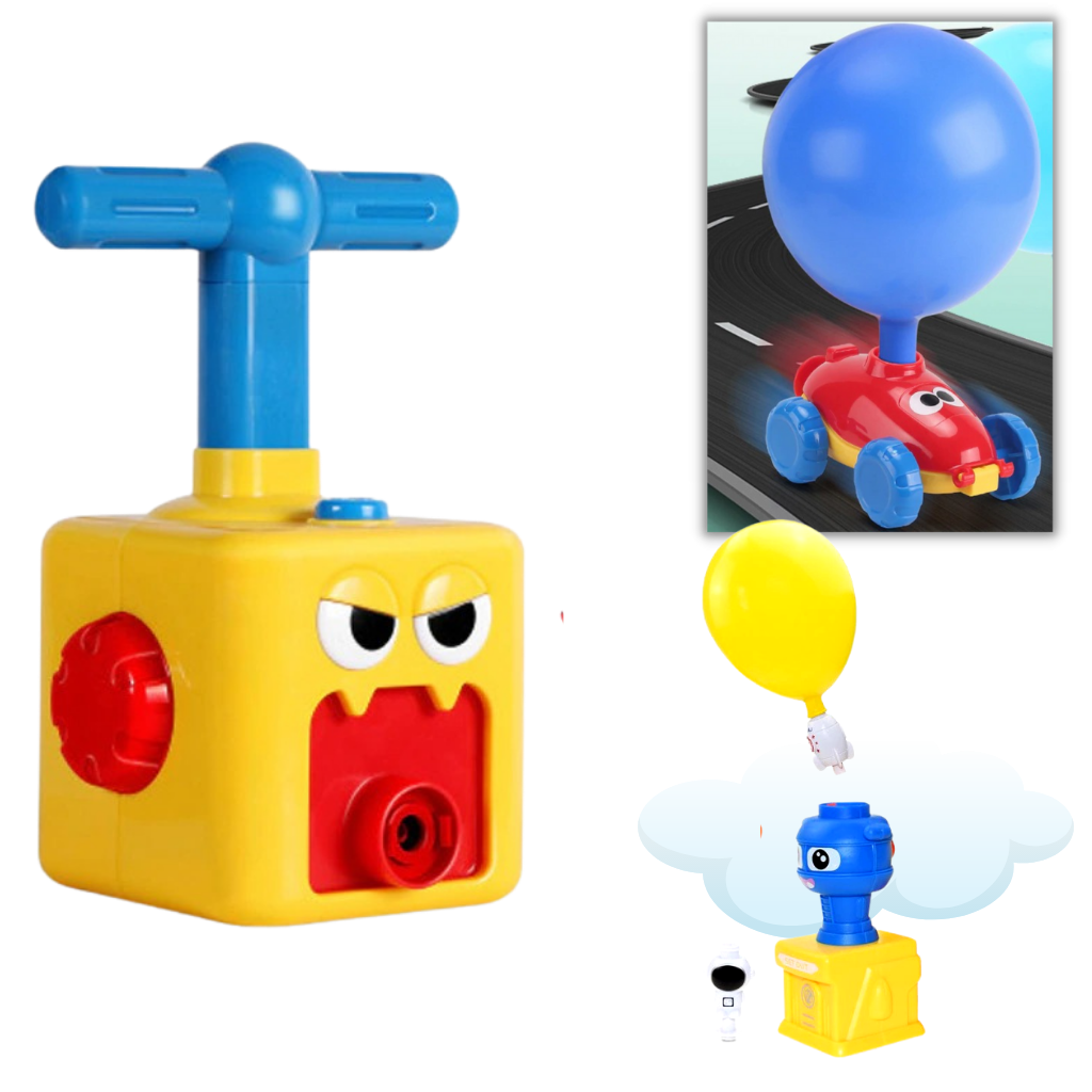 Balloon car toy launcher