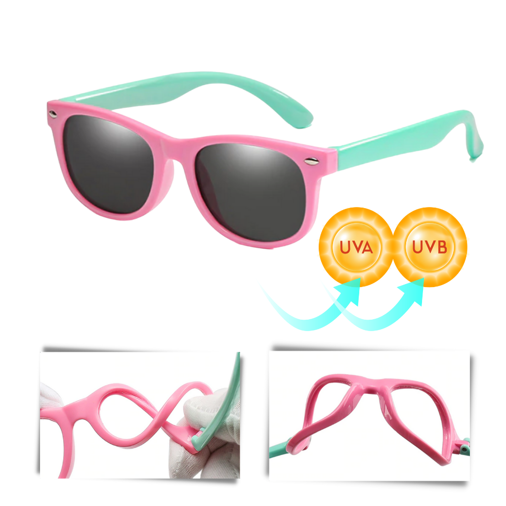 Flexible Polarized Kids Sunglasses - Ozerty