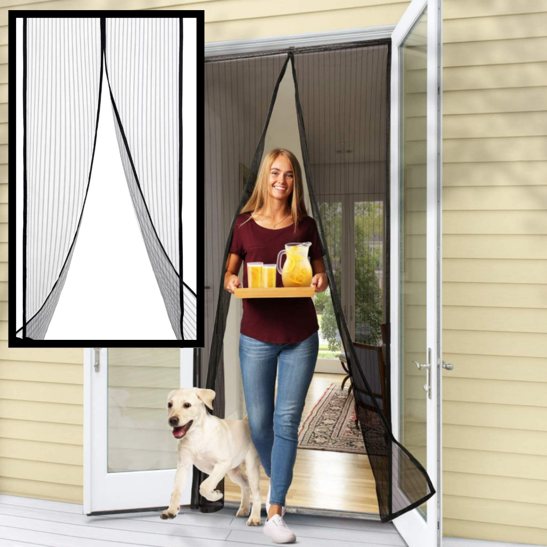 Magnetic Mosquito screen for doors