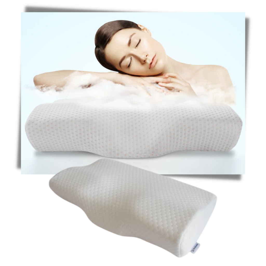 Memory foam cervical protection pillow