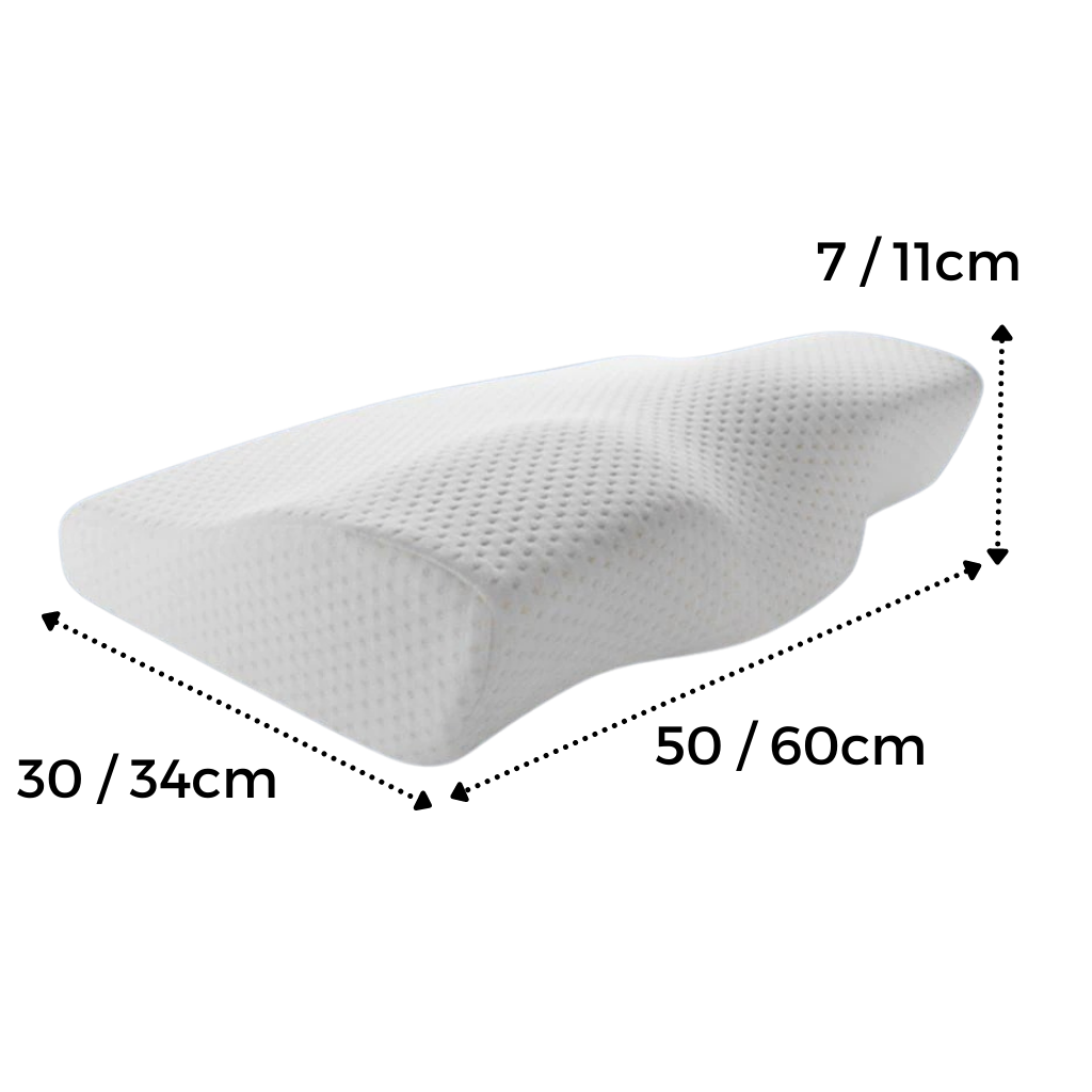 Memory foam cervical protection pillow