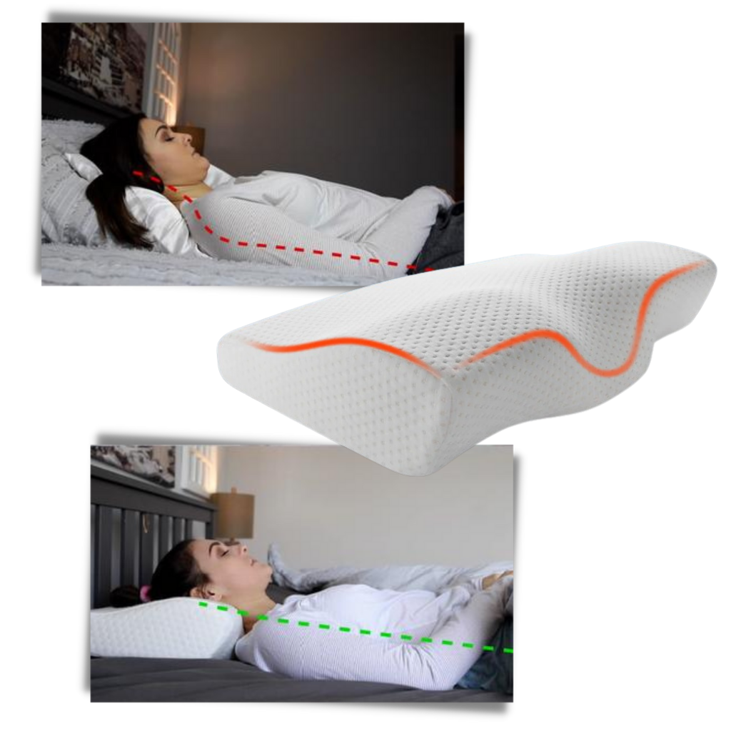 Memory foam cervical protection pillow