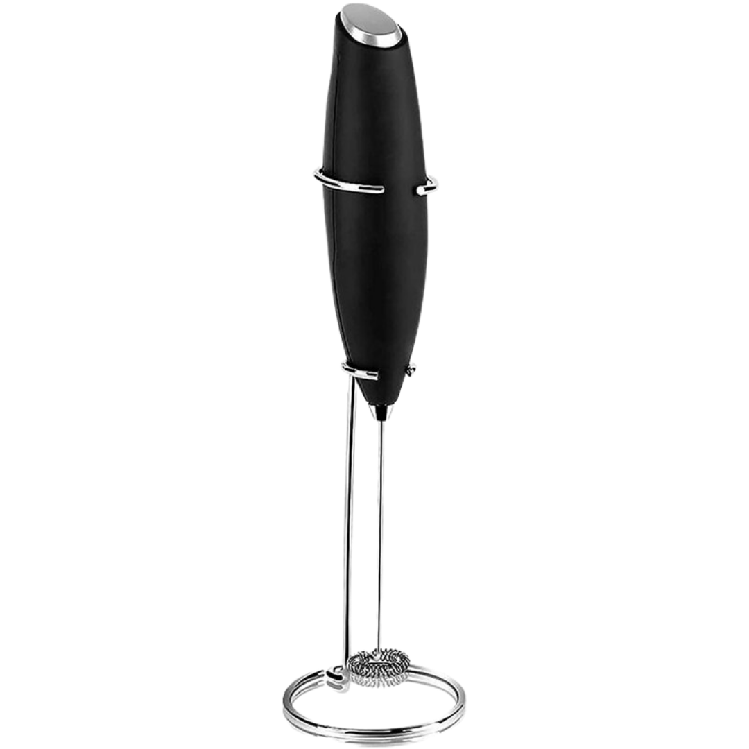 Electric Handheld Milk Frother with holder