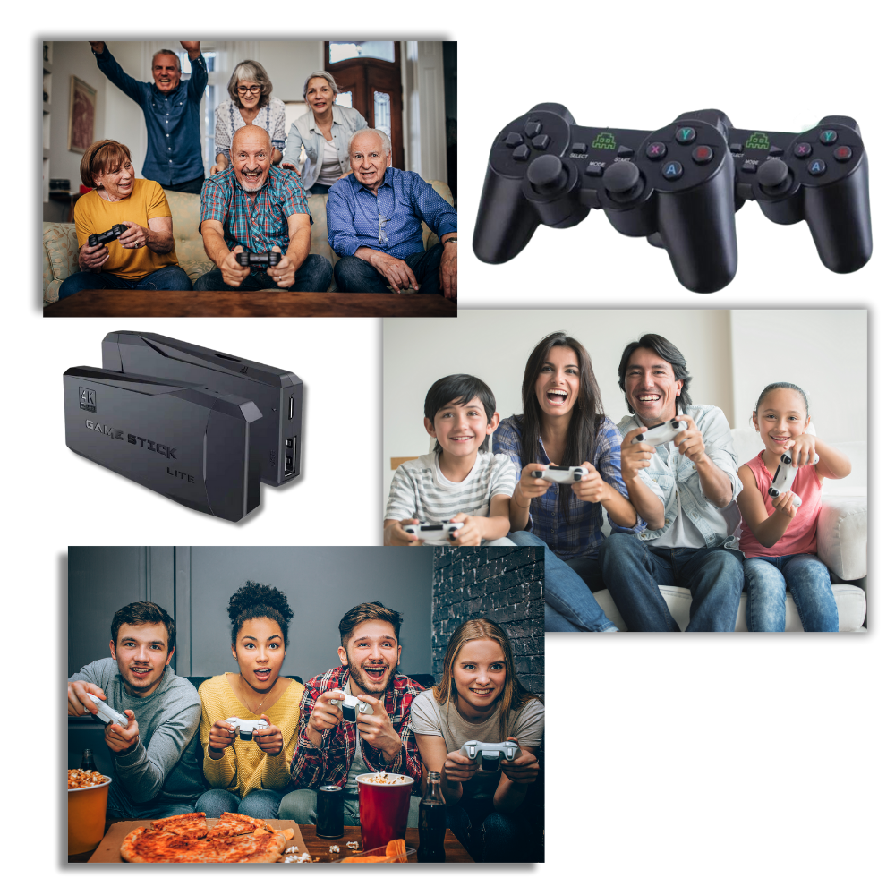 Retro Video Game Consoles & Stick