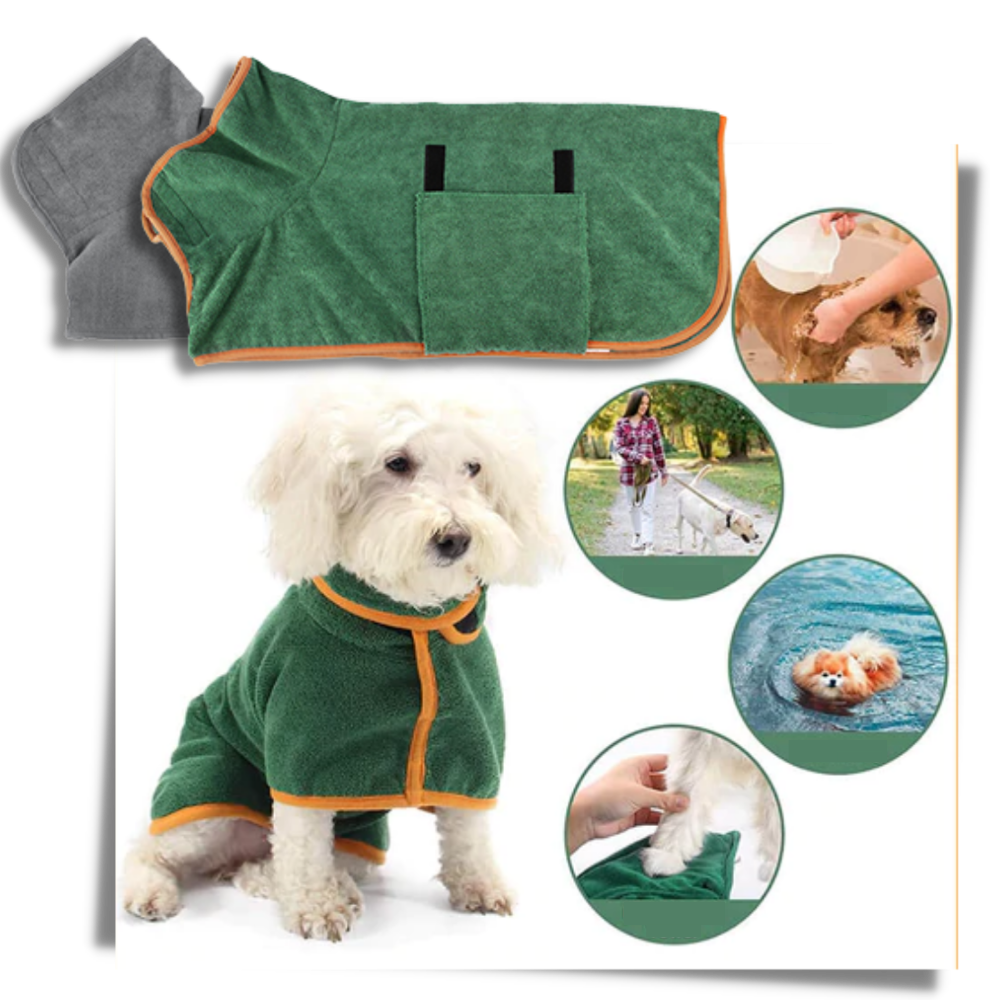 Super Absorbent Pet Bathrobe