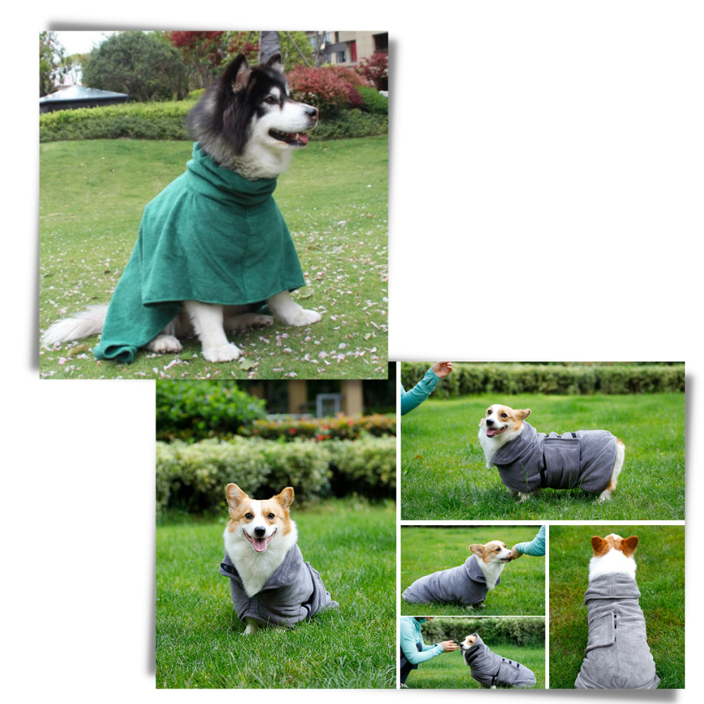 Super Absorbent Pet Bathrobe