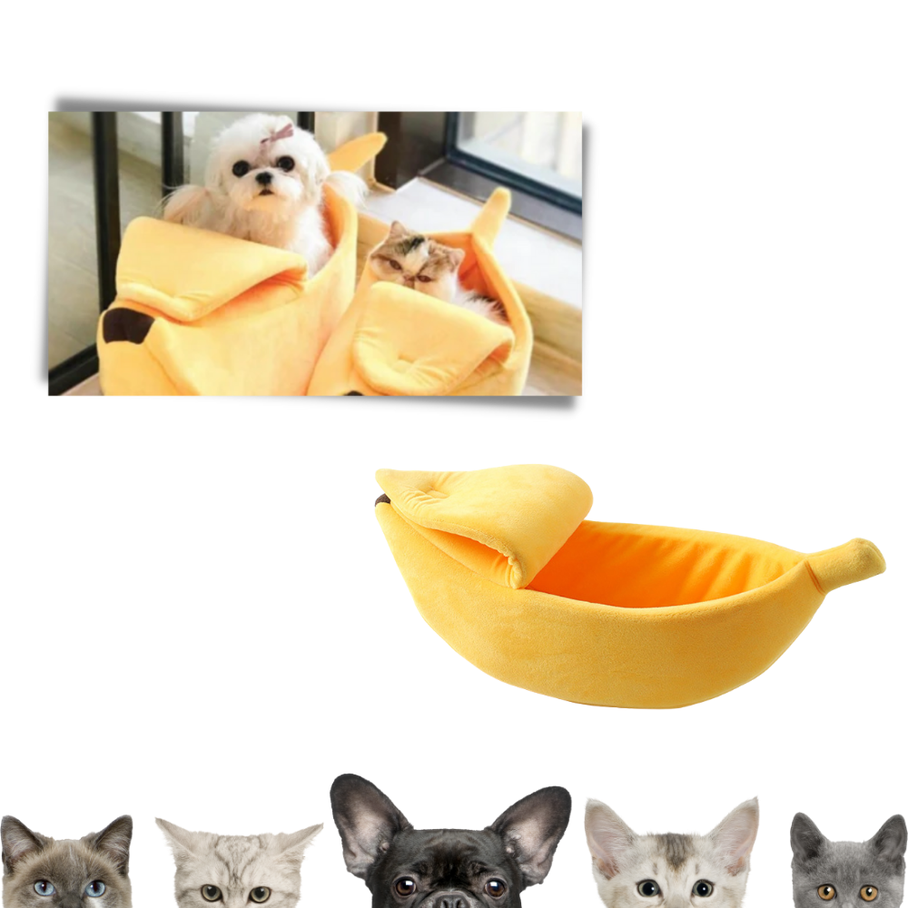 Banana Shaped Pet Bed