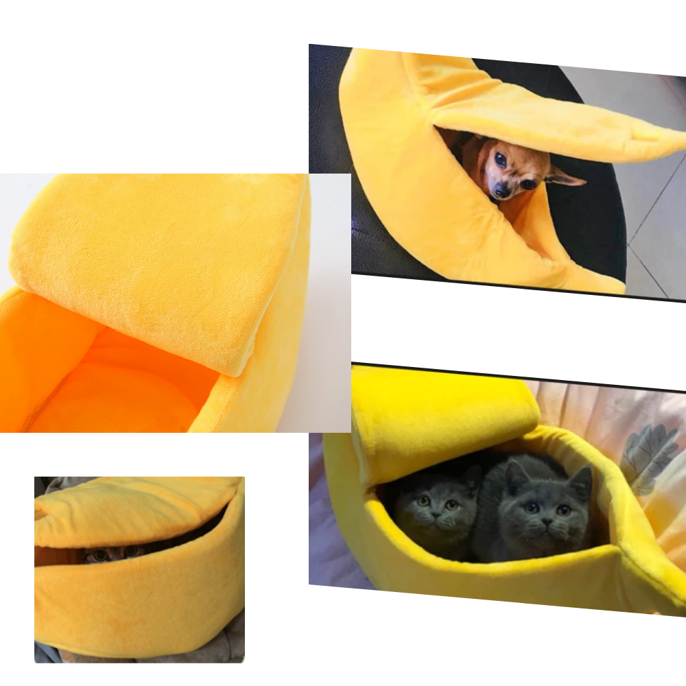 Banana Shaped Pet Bed