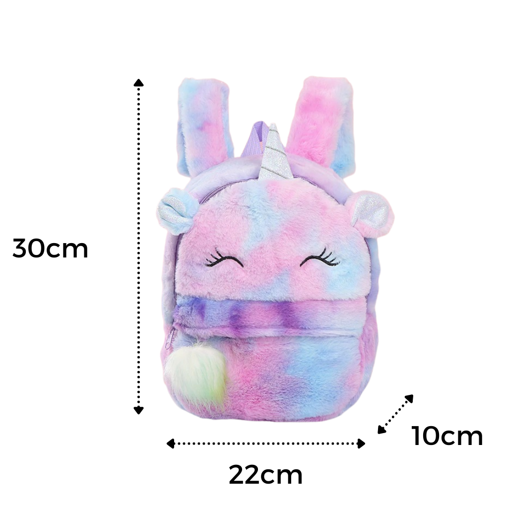 Plush Unicorn Girl’s Backpack