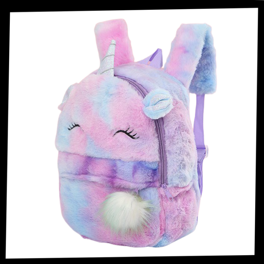 Plush Unicorn Girl’s Backpack