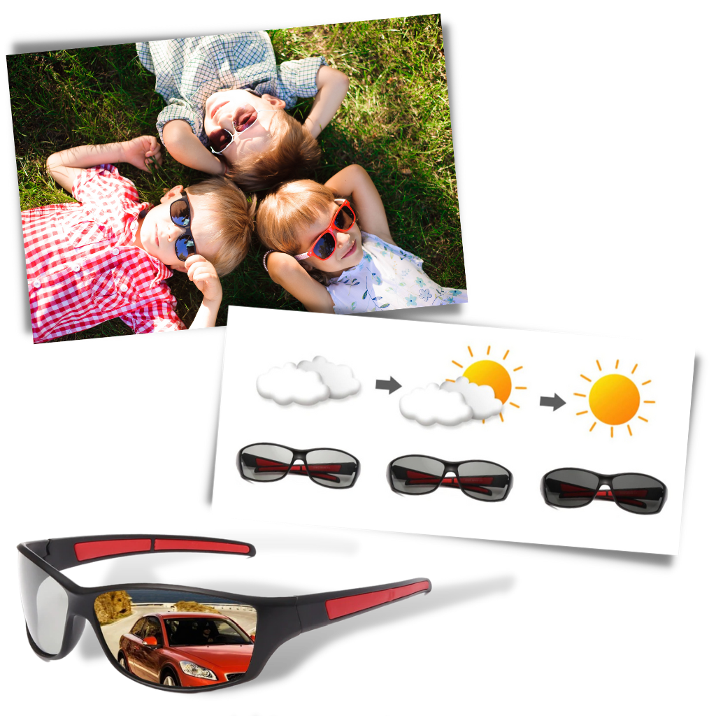 Polarized Sports Kids Sunglasses with Strap