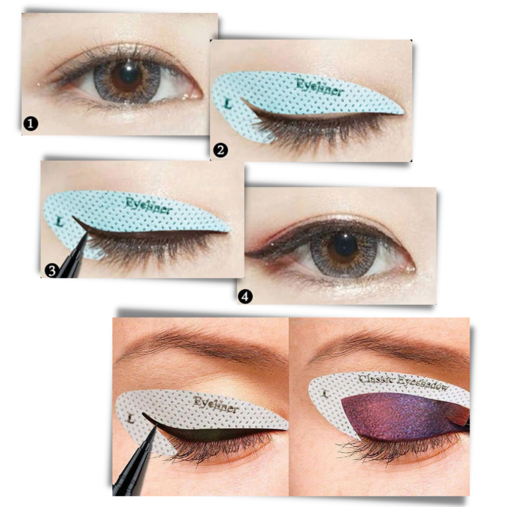 Pack of Quick Eyeliner Stencils