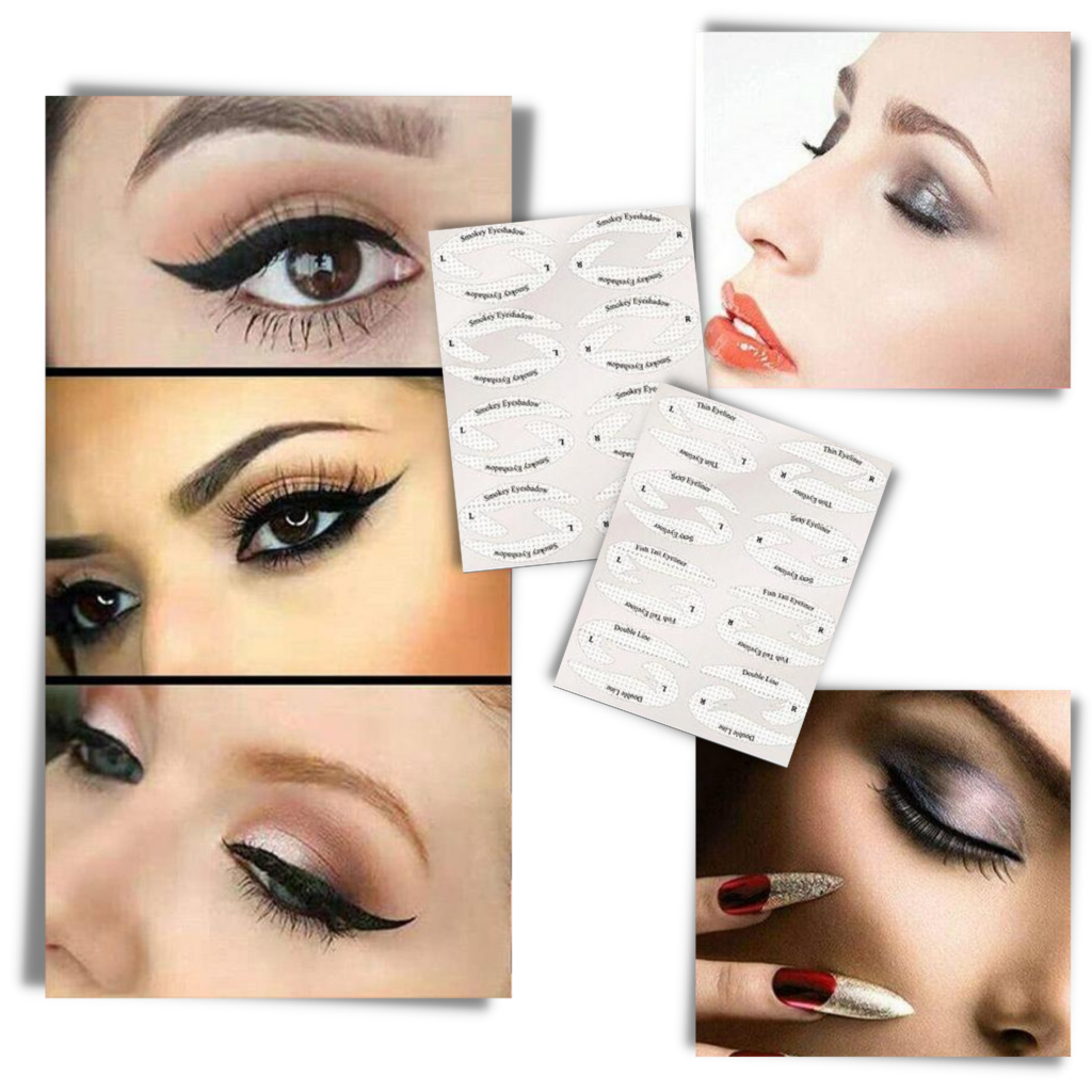 Pack of Quick Eyeliner Stencils