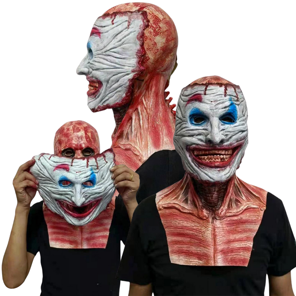 Realistic Halloween Horror Double Mask