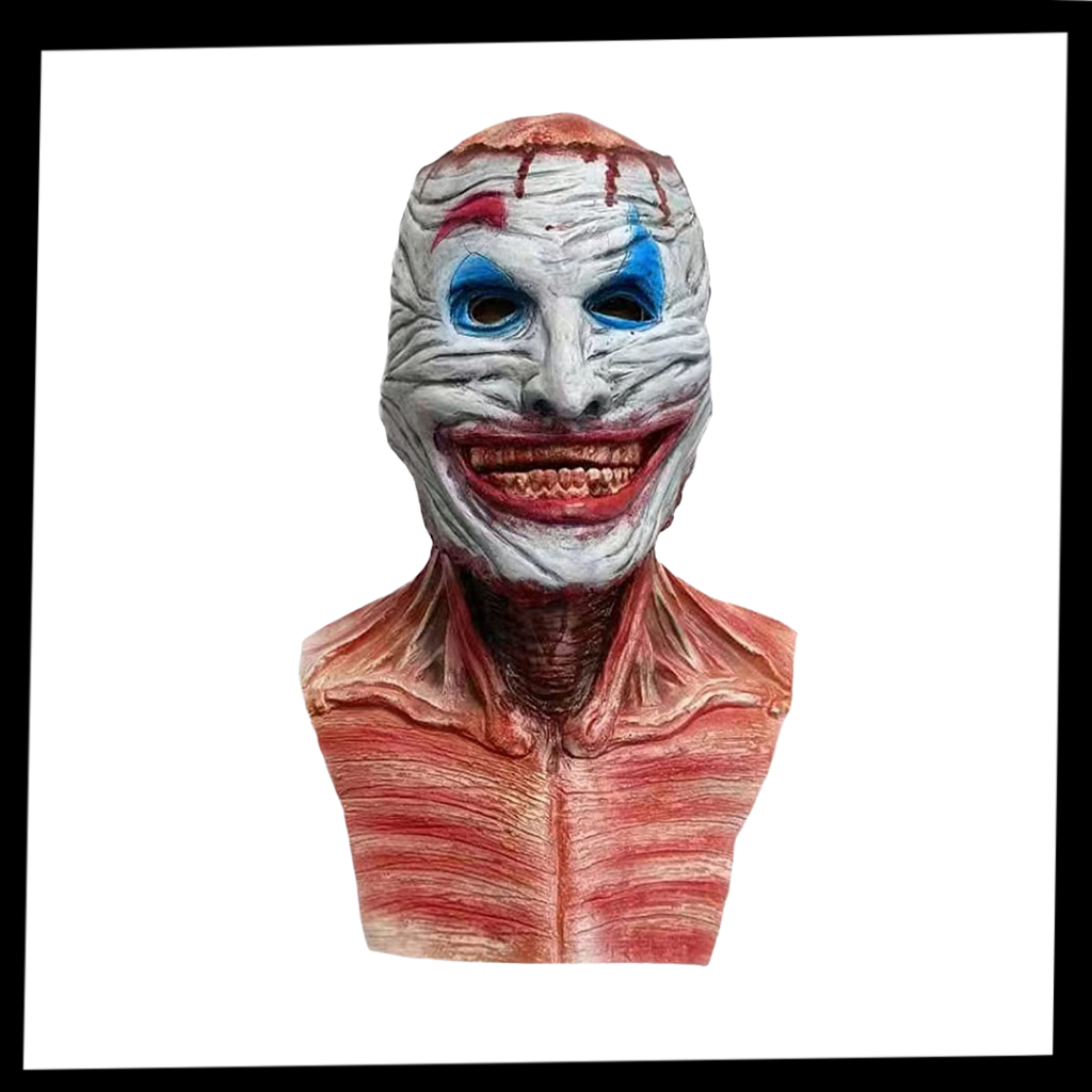 Realistic Halloween Horror Double Mask