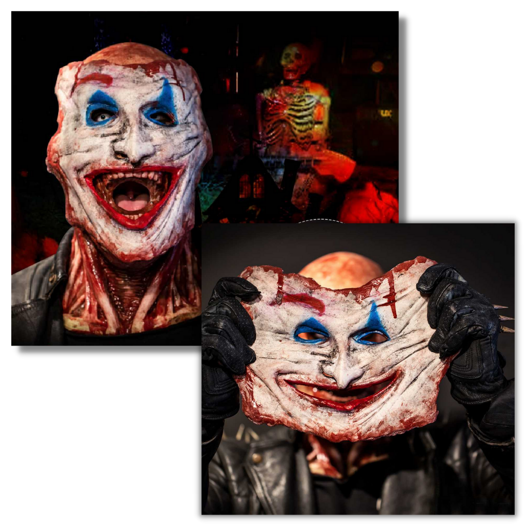 Realistic Halloween Horror Double Mask