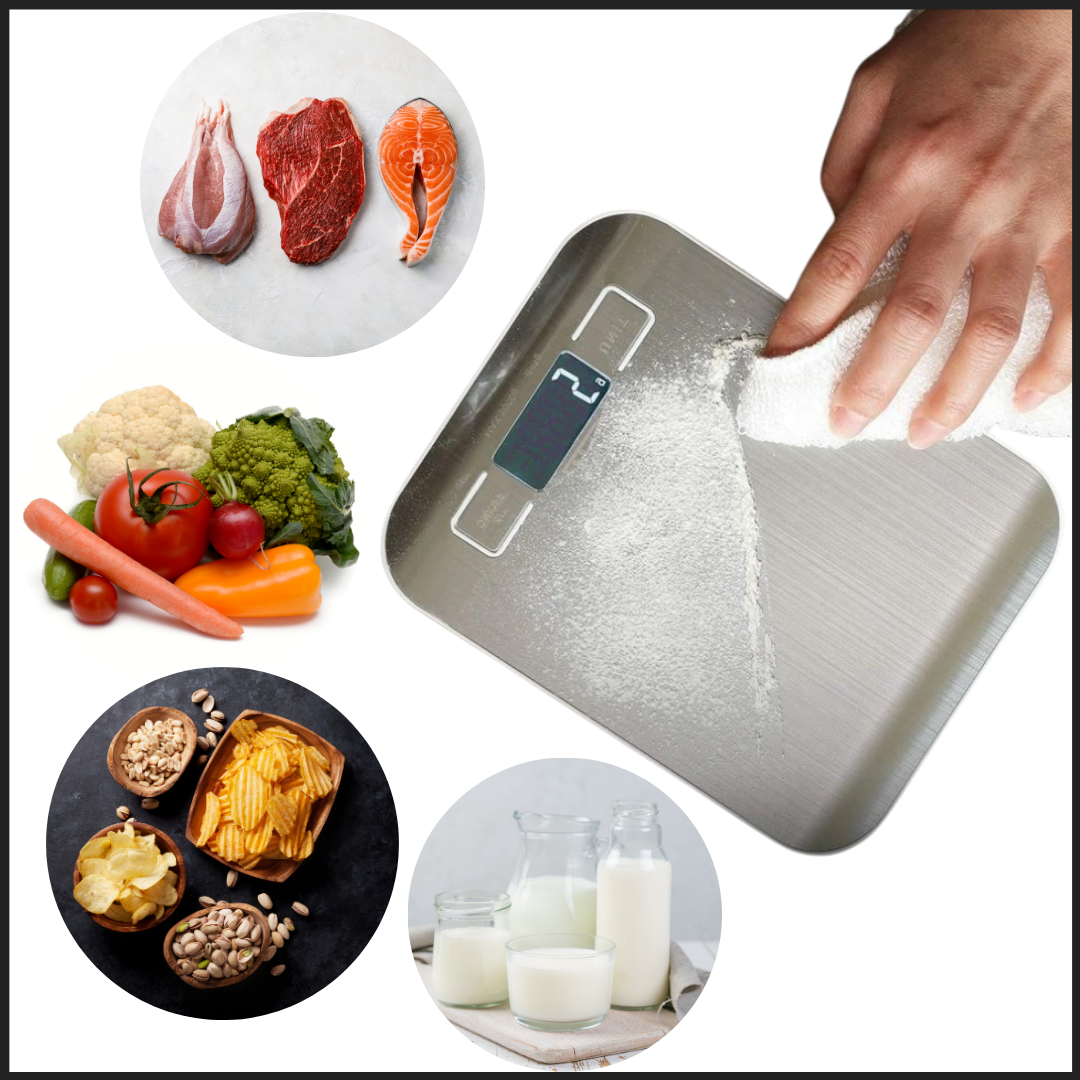 Stainless Steel LCD Digital Kitchen Scale