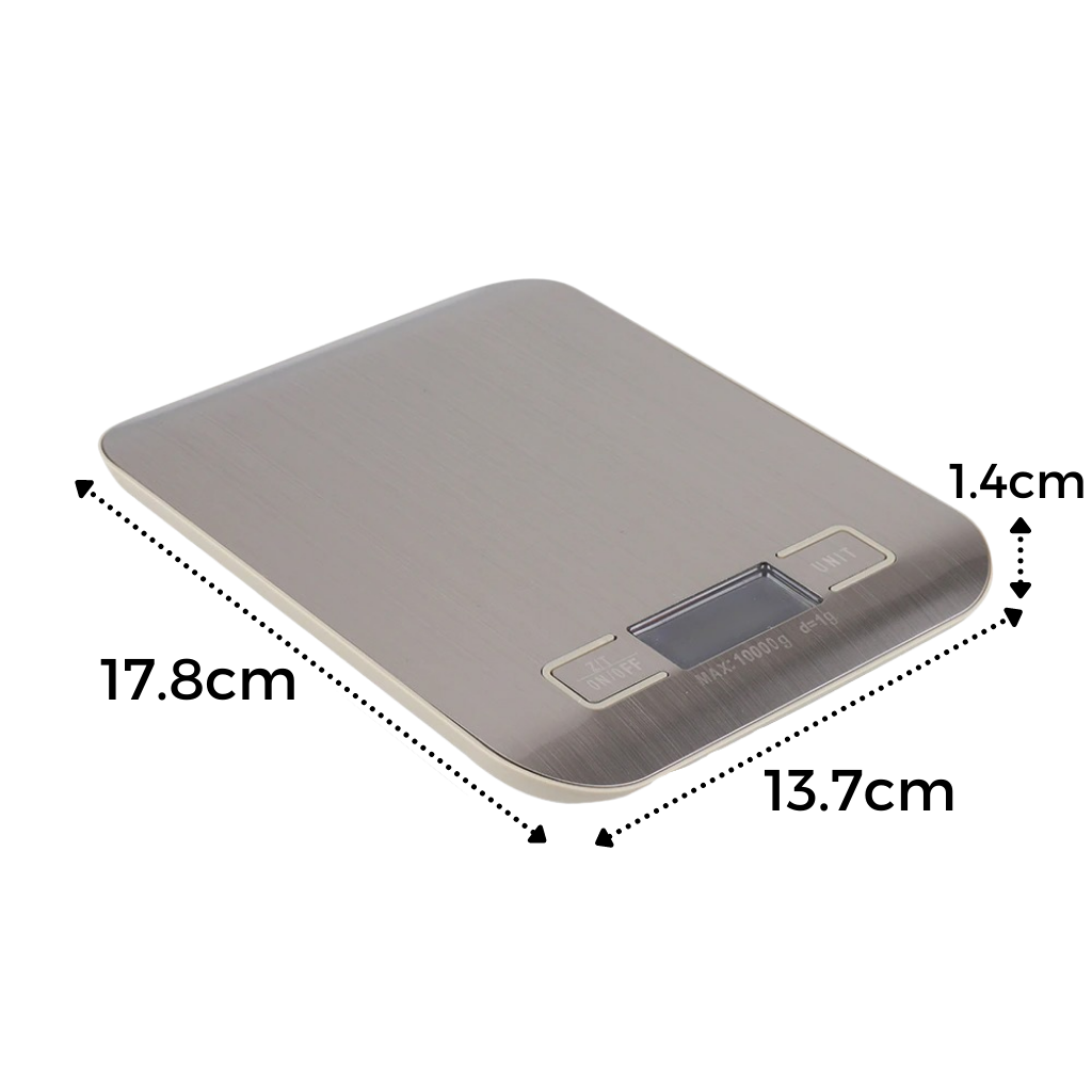 Stainless Steel LCD Digital Kitchen Scale