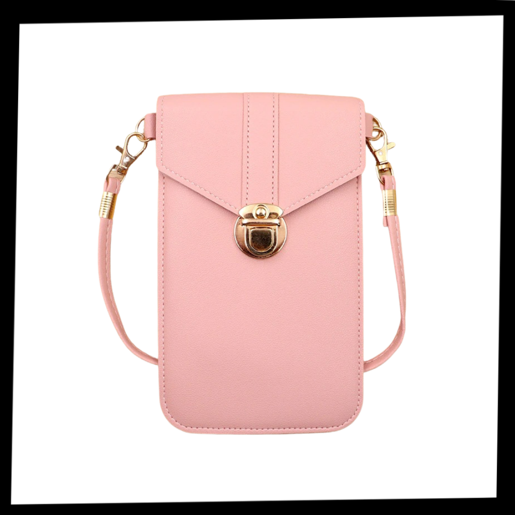 Touchscreen phone crossbody bag