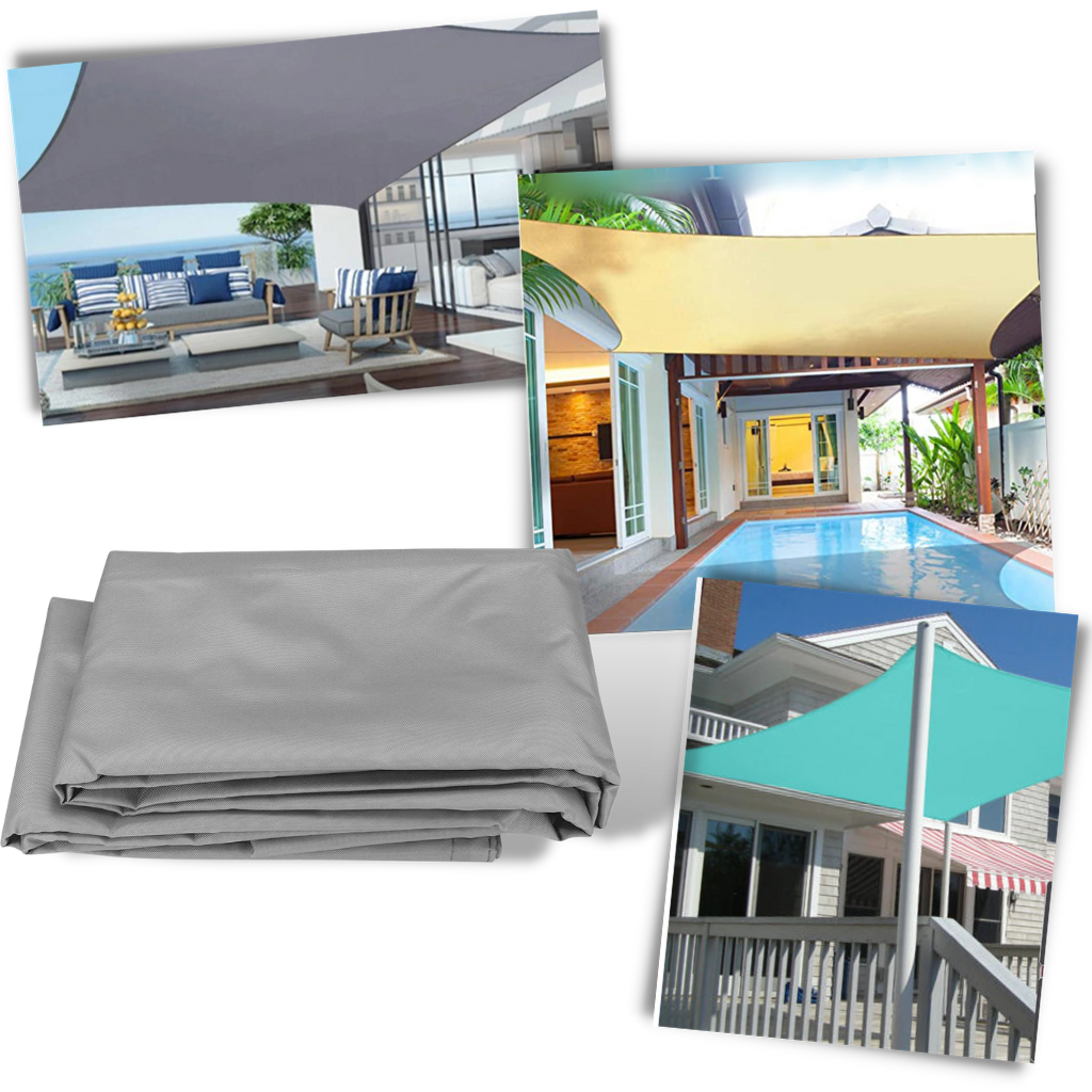 Weatherproof Rectangular Sun Shade - Ozerty