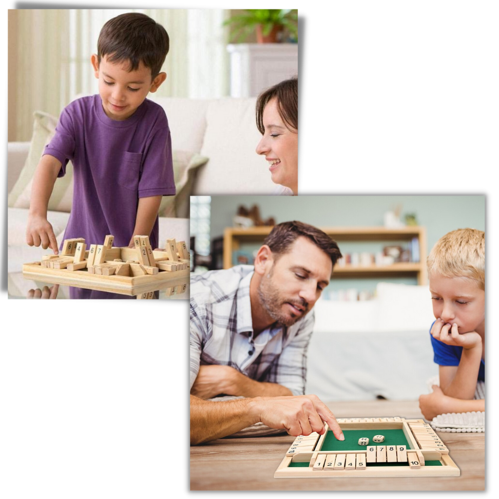 Wooden Dice Game