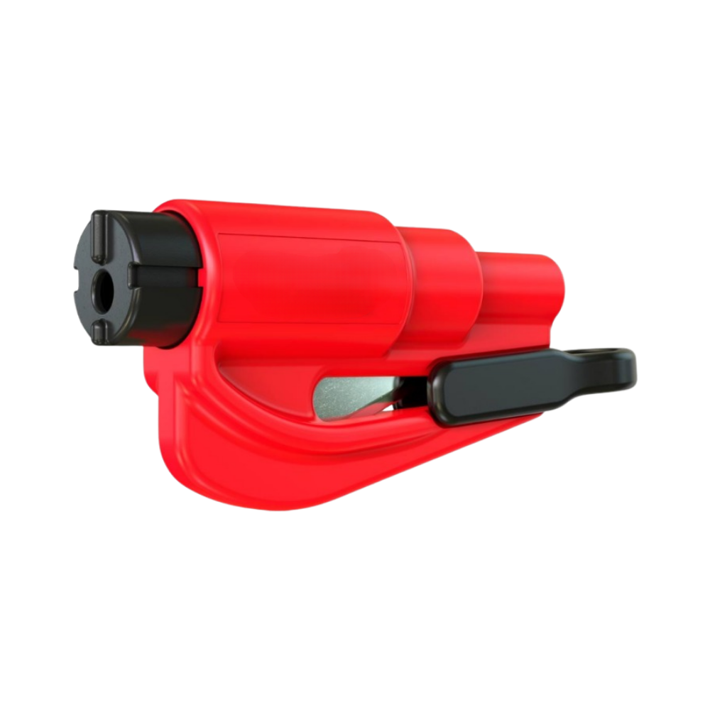 Essential 2-in-1 Car Breaker Tool -Red - Ozerty