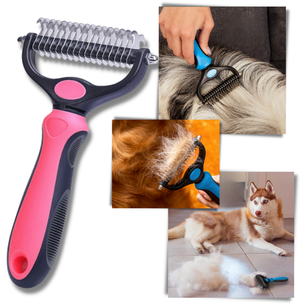 Ultimate Deshedding Brush for Dogs and Cats - Ozerty